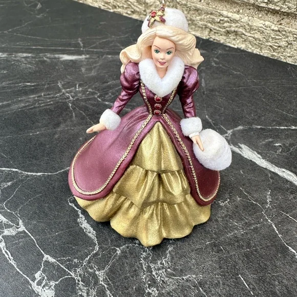 Hallmark Barbie Christmas tree ornaments 7pcs Holiday Decor